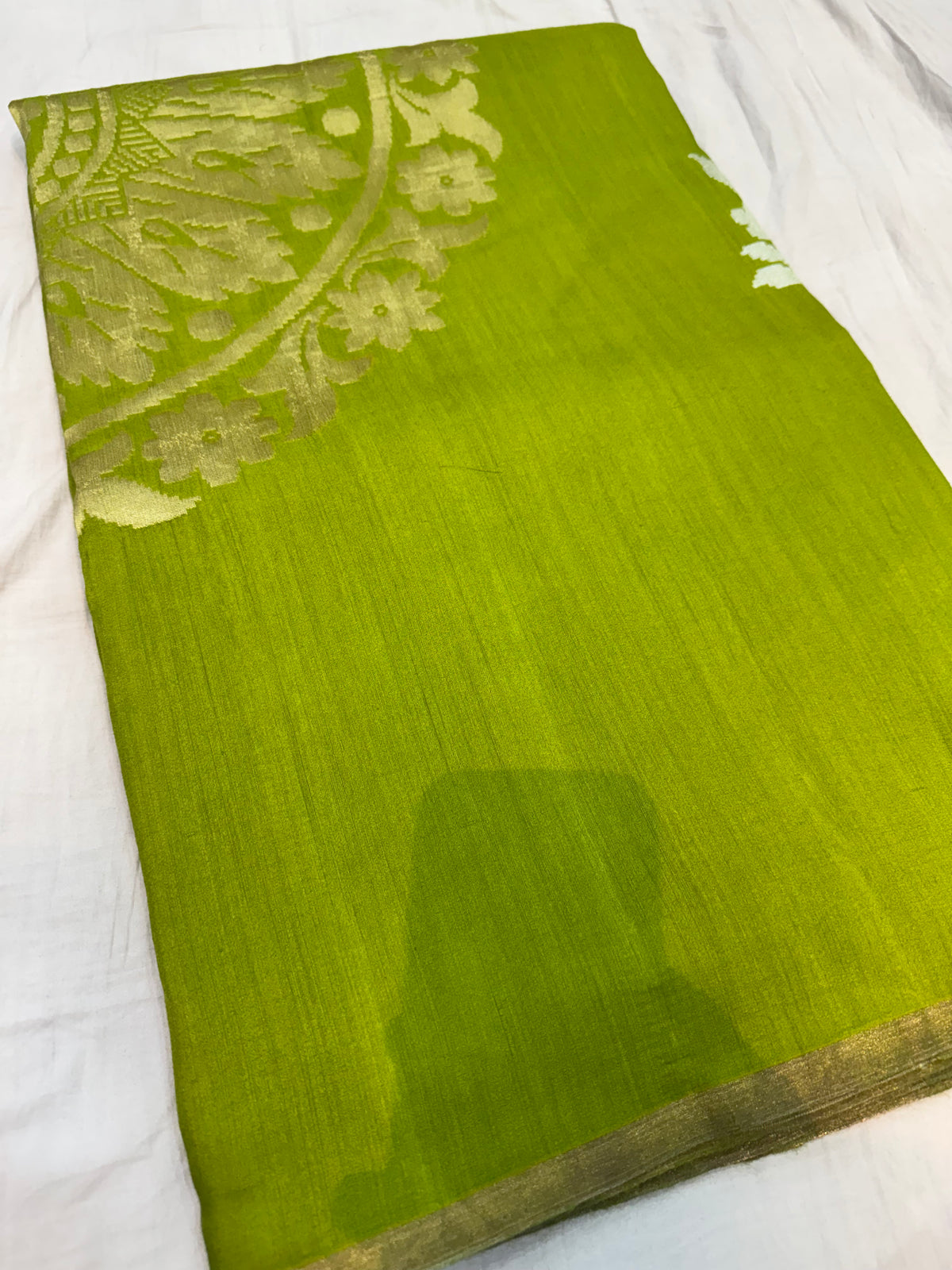 Green Sona Rupa Banarasi Pure Munga Silk Saree